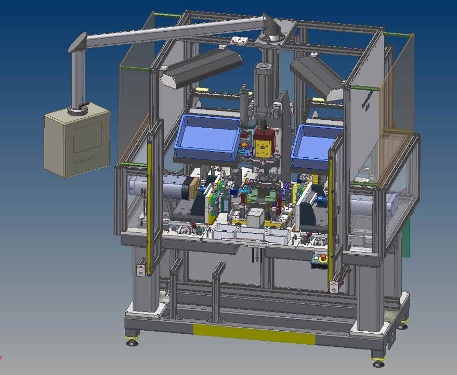 3D-Darstellung einer kompletten Anlage